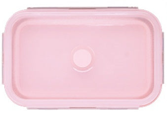 Silicone Lunch Box Foldable Microwave Oven Silicone Lunch Box Storage Box